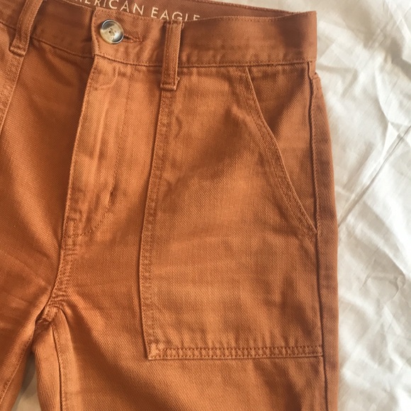 American Eagle Wide Leg Crop Rust 0 - Picture 8 of 13